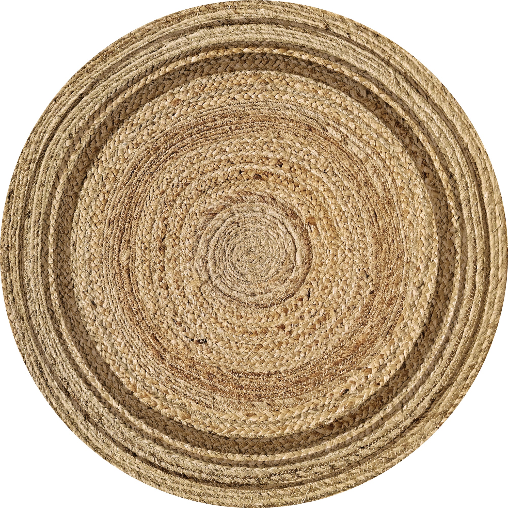 Alfombra de vinilo, carthago redonda marrón [diam] 150 cm - pvc antideslizante, lisa impresa, vinilica para cocina o salón, lavable