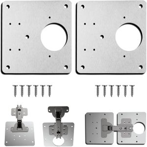 Piastra Copriforo Per Porte In Acciaio Inox – Nascondi I Fori Dei Catenacci E Migliora L’Aspetto Di Porte E Cassetti