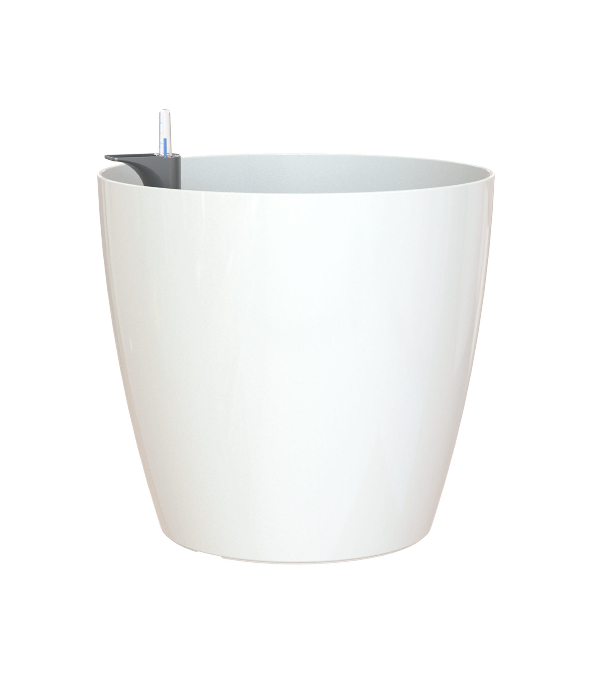 Doniczka samonawadniająca San Remo z polipropylenu, biała, 42 x 42 x 39,5 cm