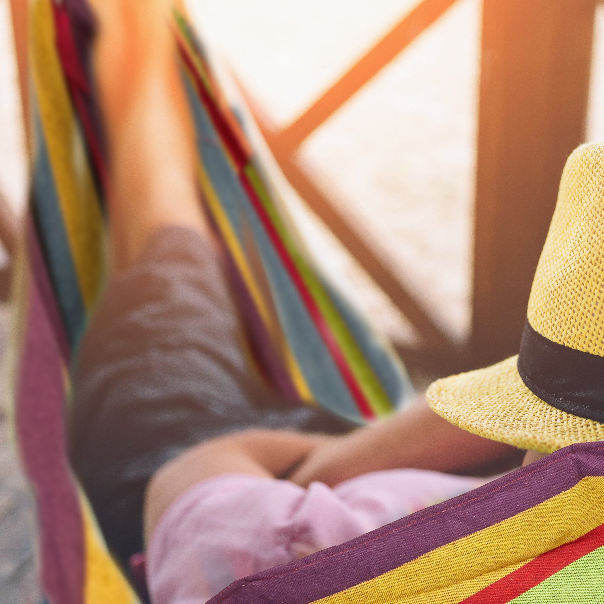 Hamac 300kg, 2 pers., Jardin Extérieur, Suspendu, Intérieur, Coton, Transportable, 150x272 cm, multicolore, Relaxdays - 6