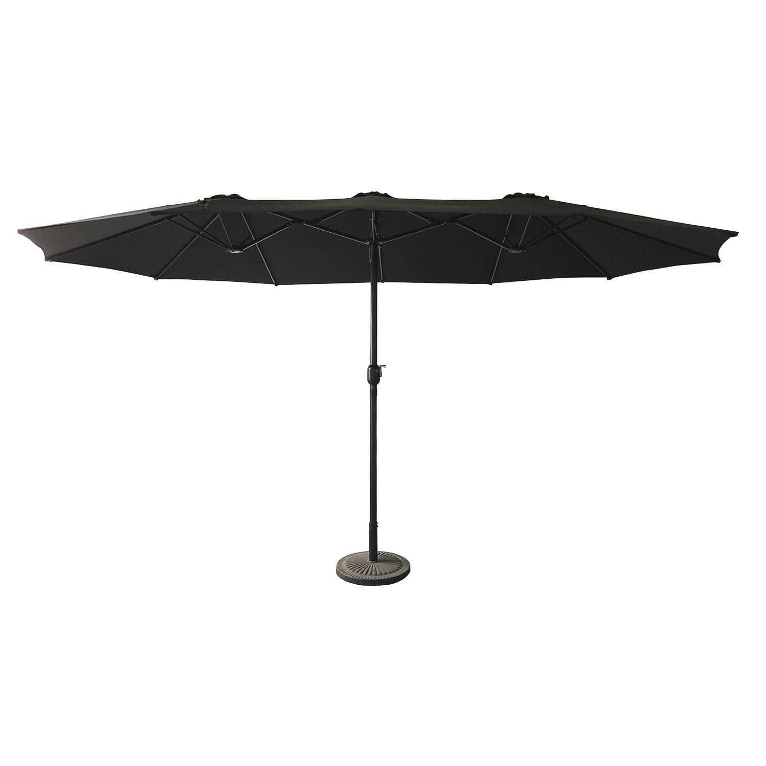 Podwójny parasol 2,7x4,6m LINAI czarny