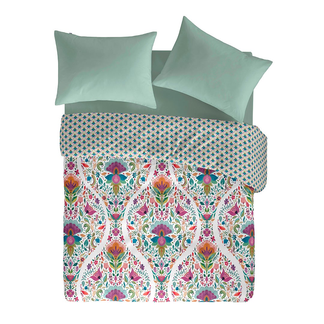 Housse de couette réversible en coton SHIRE 200x200 cm - 2