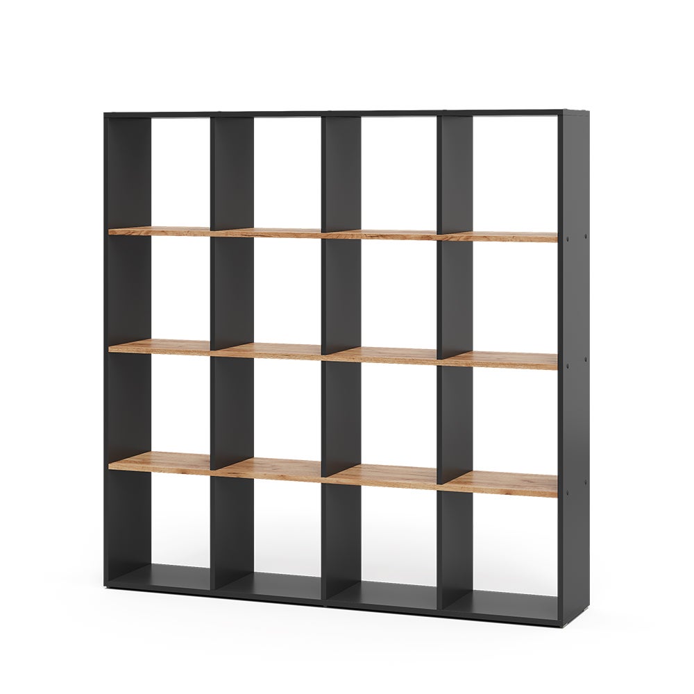 Vicco Room Divider Karree, Antracyt/złoty dąb, 142.4 x 143 cm