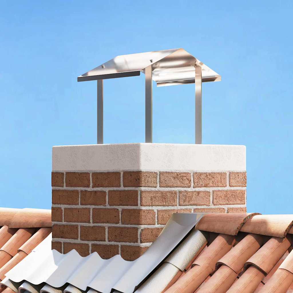 Hotte de cheminée Argenté 40 x 40 x 37,5 cm Acier inoxydable Leroy Merlin — free download