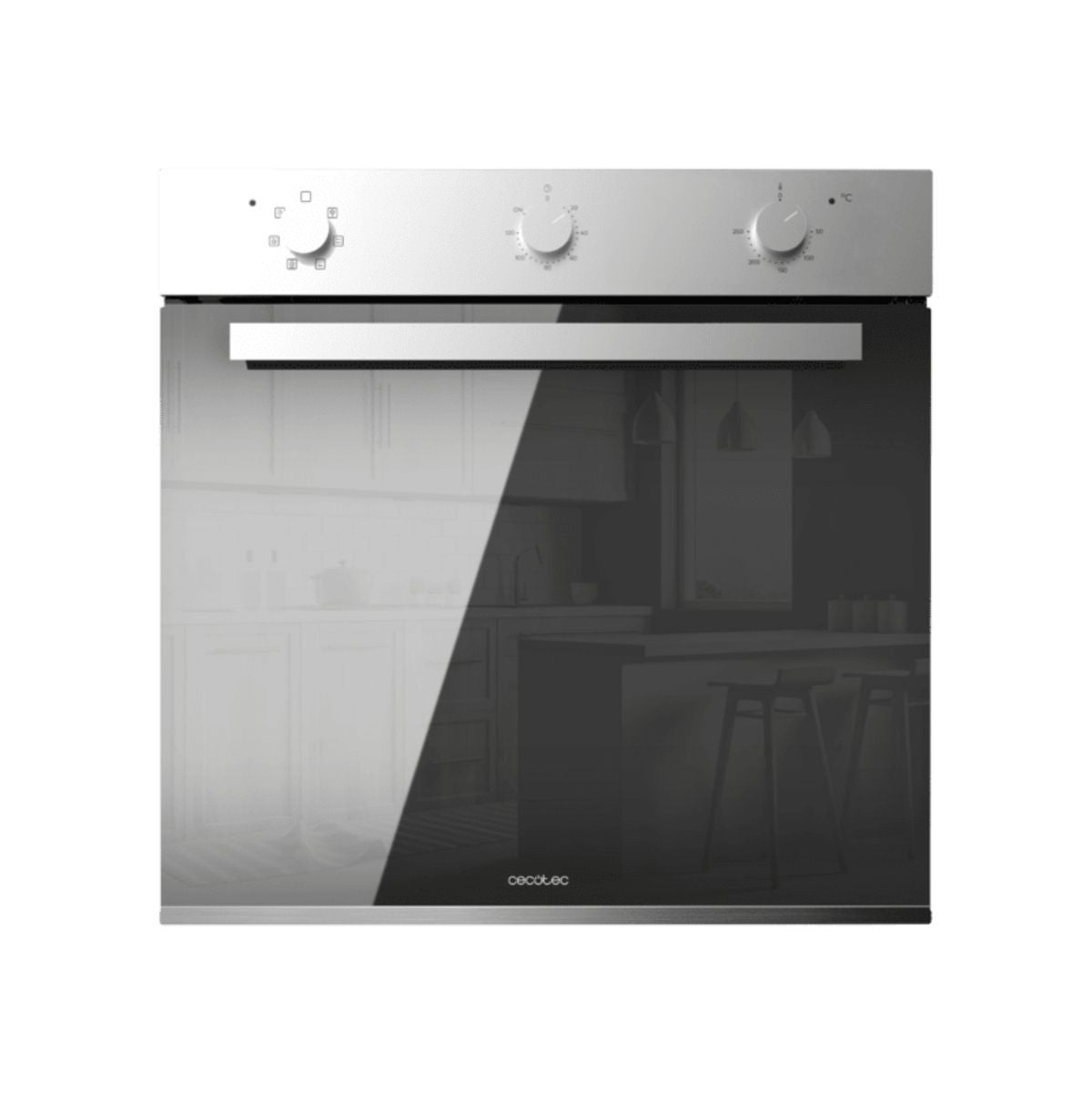 Cecotec Horno Multifunción Integrable Bolero Hexa M236000 Mirror Time A 2800W 70L 6 Funciones A 59,5 Cm Negro , Leroy Merlin