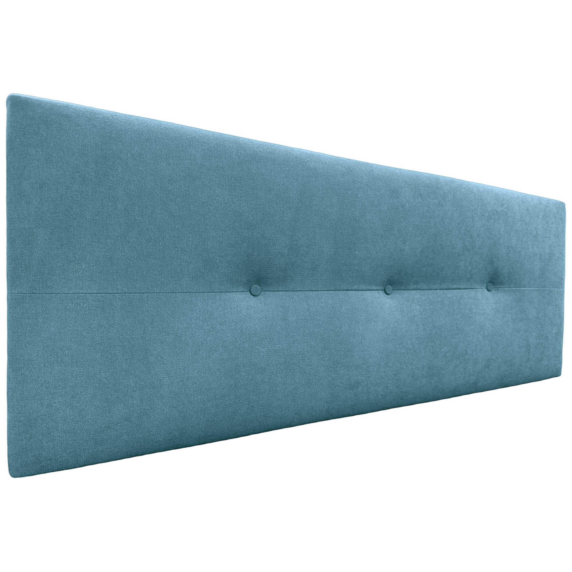 Dhome cabecero de tela aqualine con botones 160x50cm camas 150/160 - turquesa