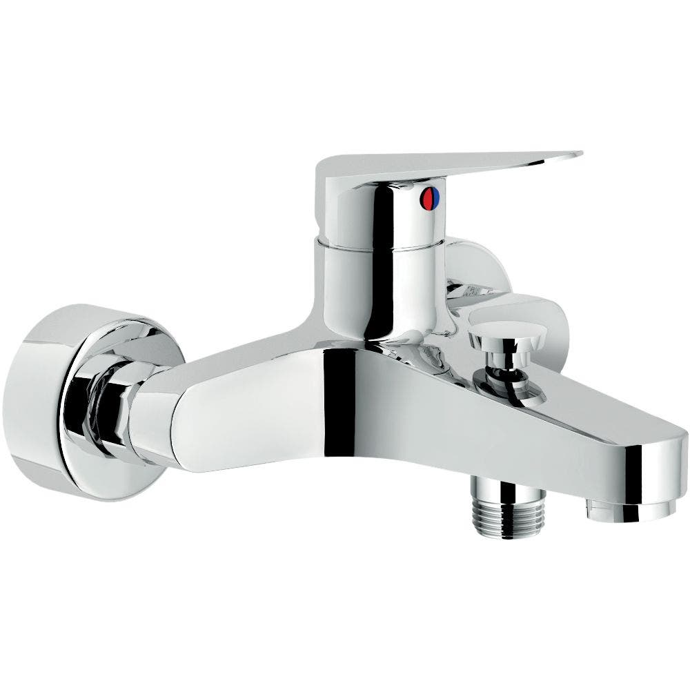 Mezclador mural para bañera sin ducha nobili serie blues bs101110/1cr