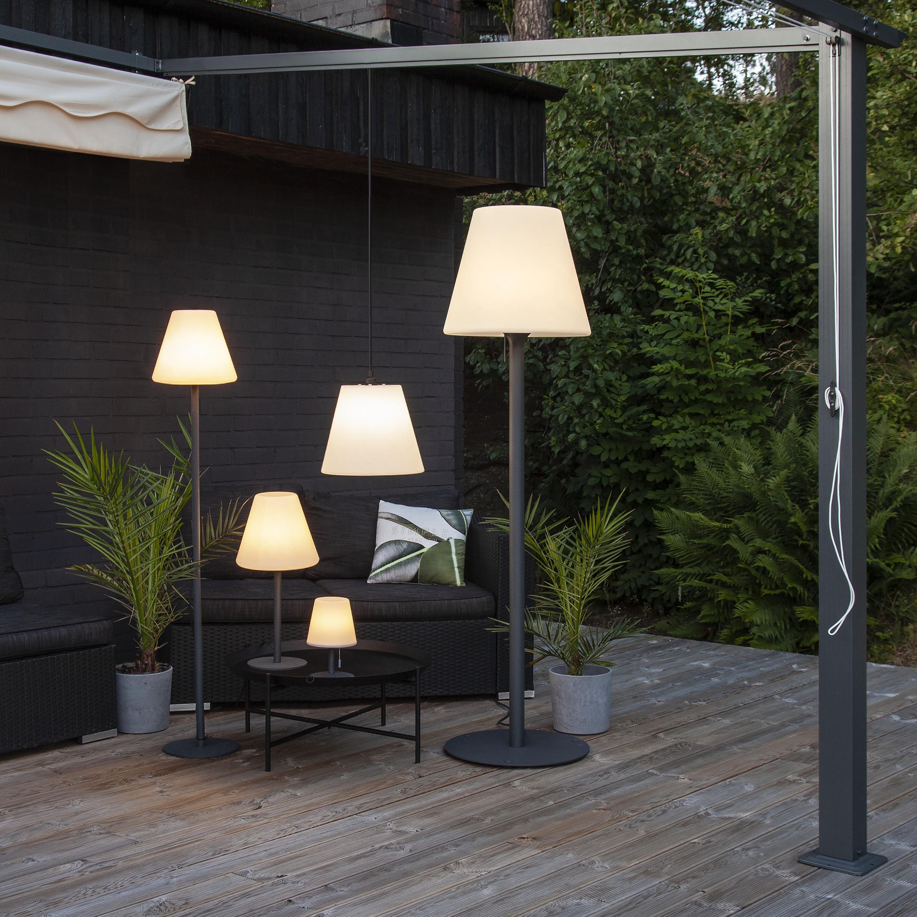 Zewnętrzna lampa podłogowa Star Trading Crete, 150 cm - 4
