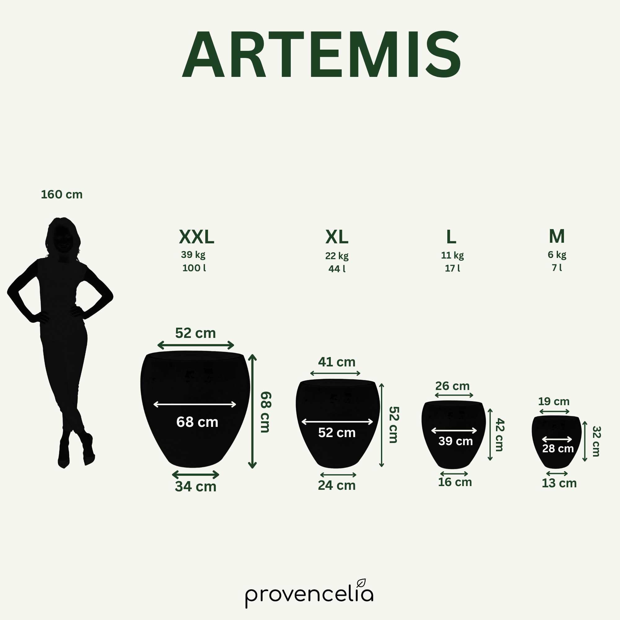 Pot grande taille d'extérieur ARTEMIS 66x68cm rouge impérial, fait main en terre cuite émaillée, résistant au gel - 3
