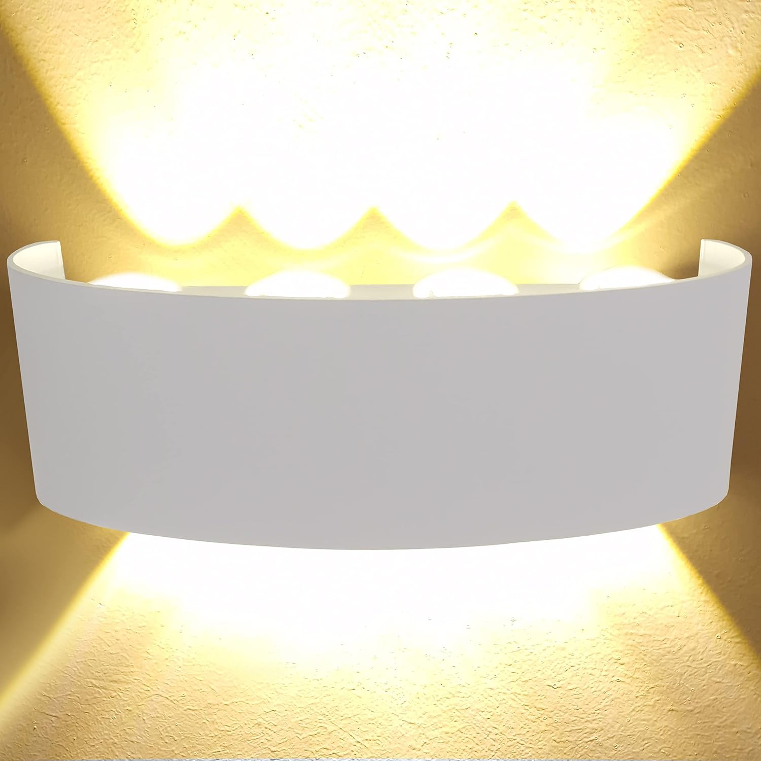 Plafoniera LED Da Esterno IP65 16W Doppia Luce Bianca Con Applicazione