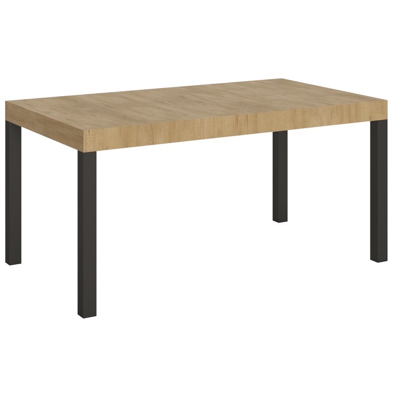 Stół rozkładany 90x160/420 cm Everyday Oak Nature rama Antracyt