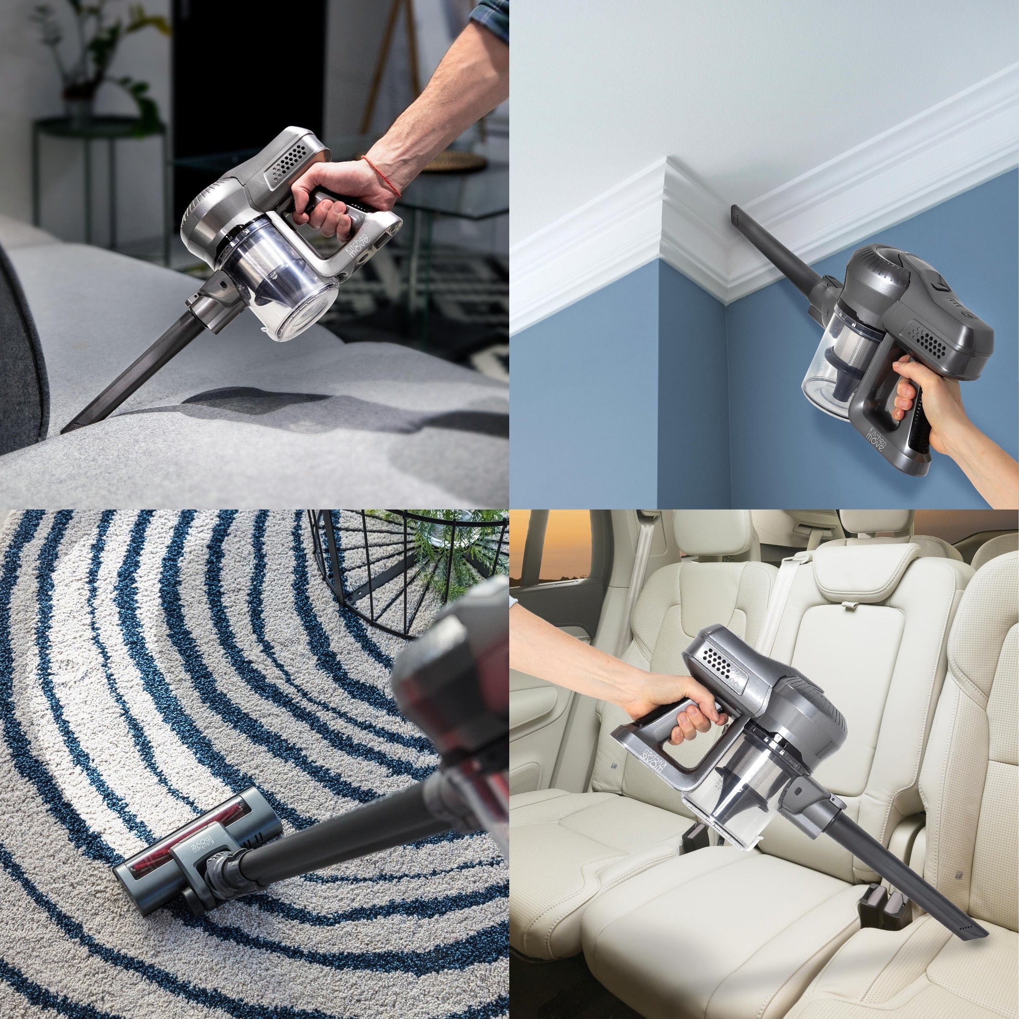 Aspirateur balai sans fil SILENT Noir Aluminium 160W - 2