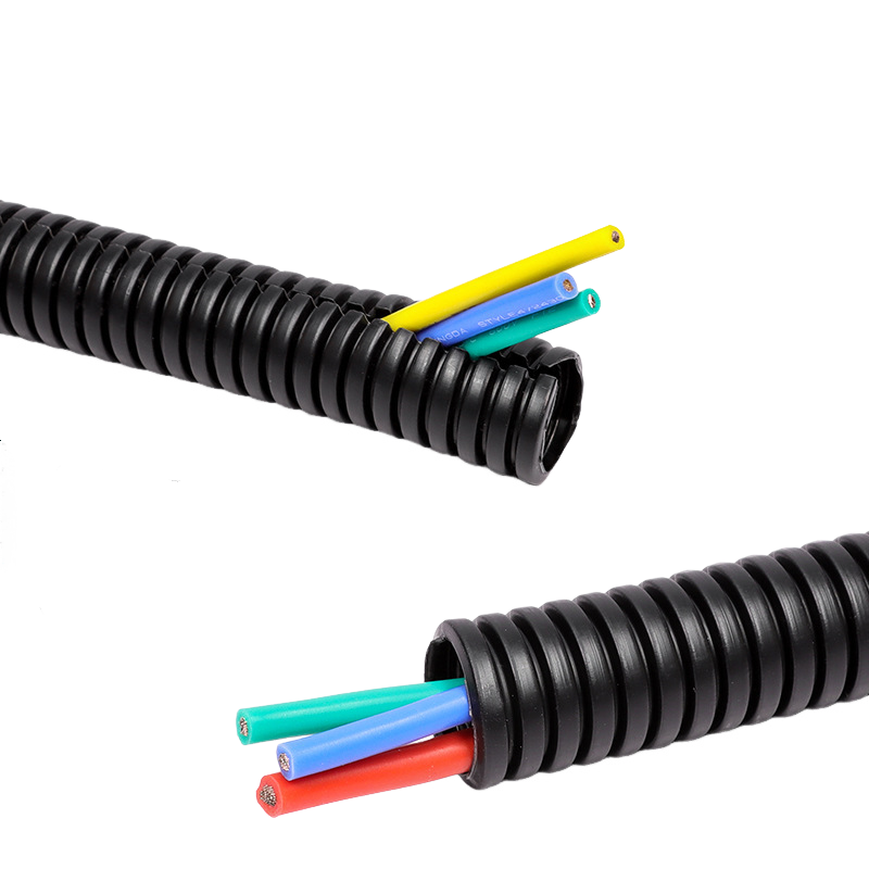 Funda de cable de polipropileno corrugado ignífugo, funda protectora ...