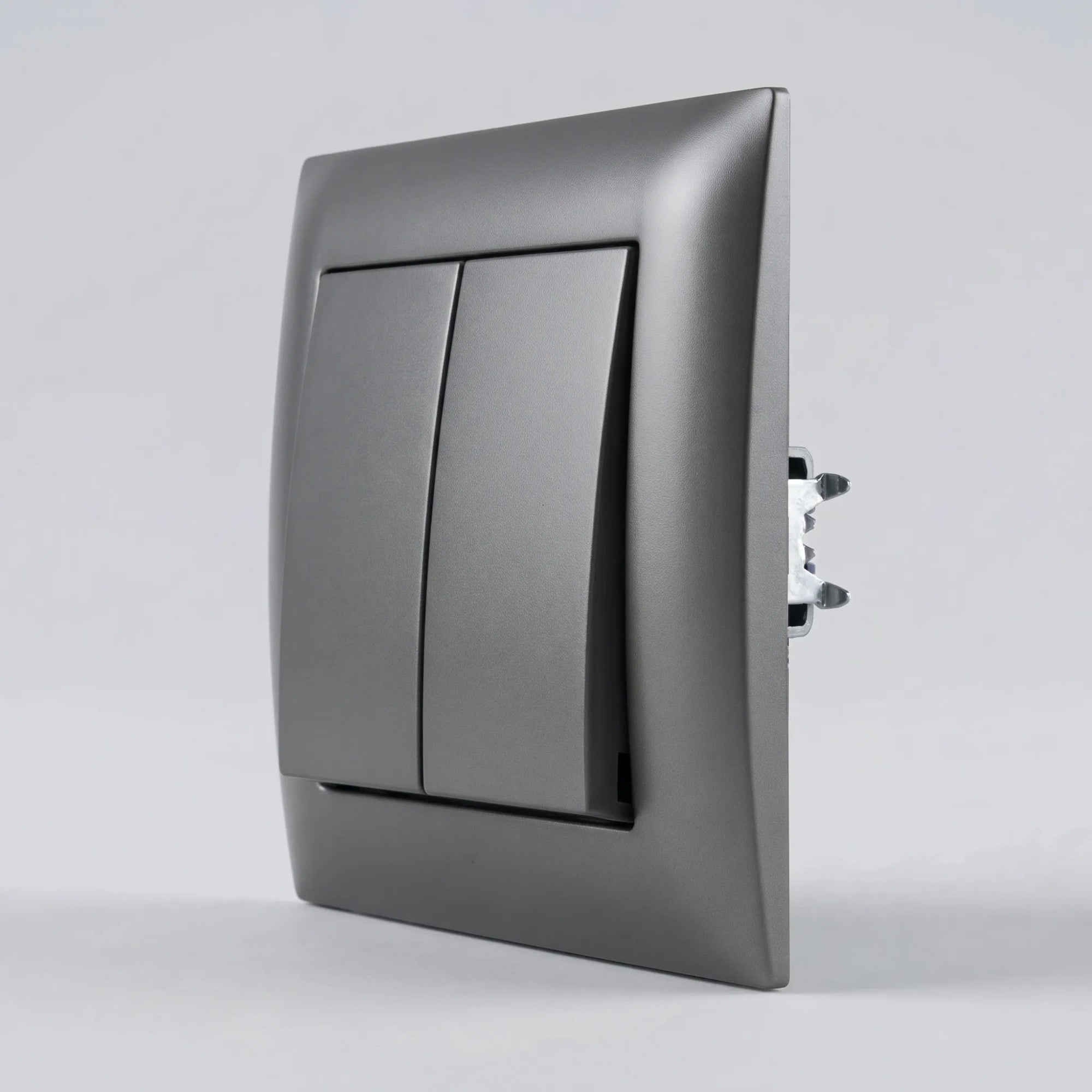 Toolight Întrerupător Dublu Oste Jnh007-w Grey | Leroy Merlin