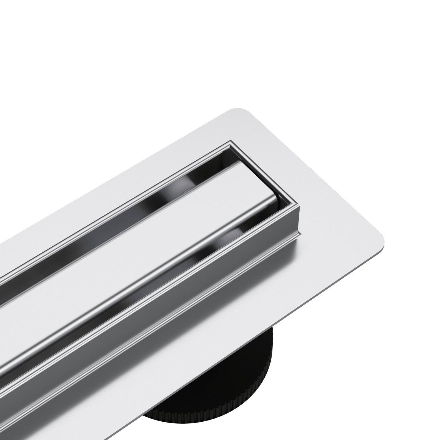 AquaUno - Odpływ liniowy 70 cm Inox - odpływ prysznicowy wąski 70 cm z syfonem - Prysznicowy odpływ BASIC S&L ze stali nierdzewnej AISI 304