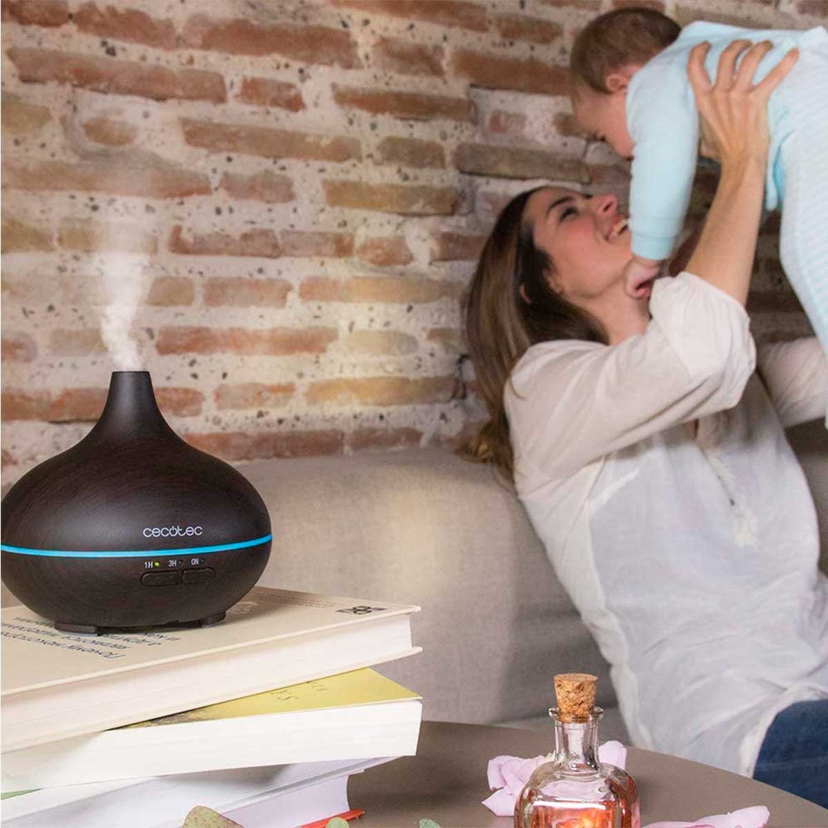 Pure Aroma 150 Yin Humidificador Ultrasonico y Difusor de Aromas con Temporizador - Cecotec - 4