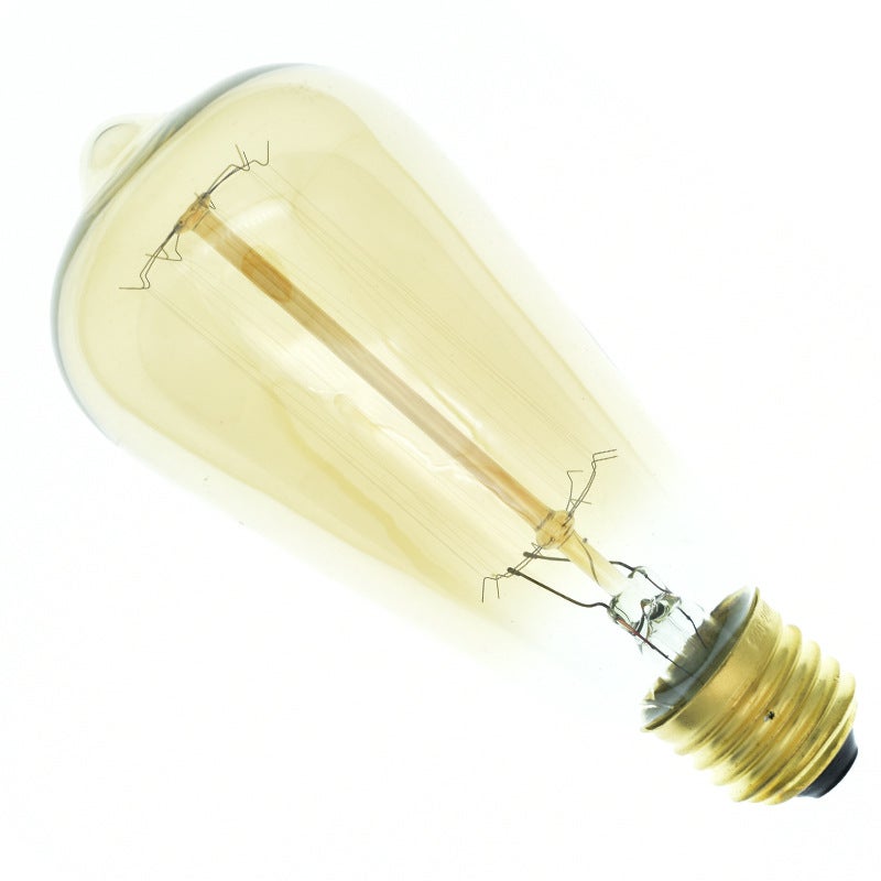 Ampoule Edison Incandescent 60W - Lot de 6, Ampoule Retro E27, 220V, Style Vintage pour Décoration - 6