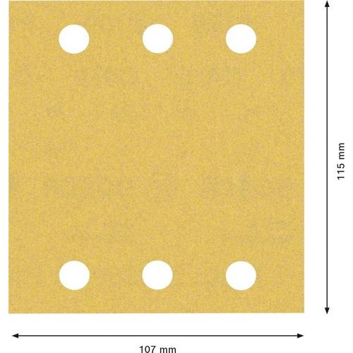 Hoja de lija EXPERT C470 de 115 x 107 mm, G 180, 50 unidades - 3