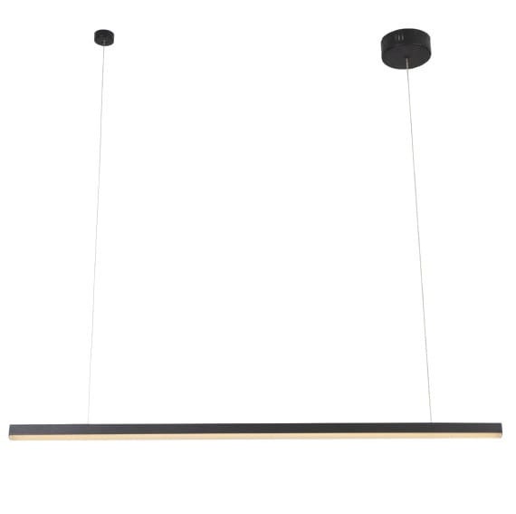 Lampa wisząca TRIO LED 12W Ciepła biel 733lm czarna wym: 150 x 100 x 3,6 cm Maxlight
