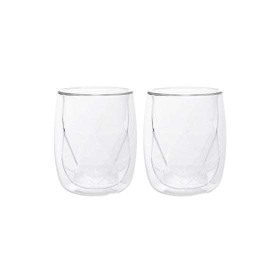 Zestaw szklanek CEMBRA MODERN z podwójną ścianką bez ucha, 2 szt. 0,28 l HOMLA