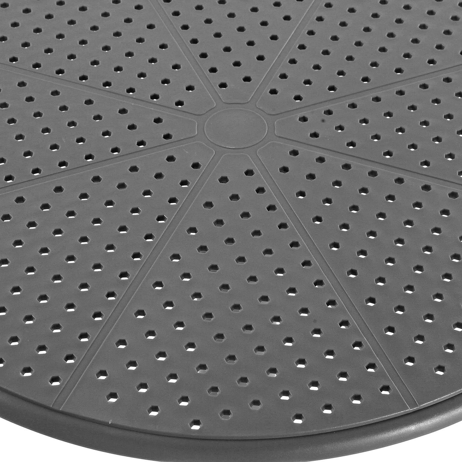 Tavolino da cocktail stile moderno Versa, misure 75 cm, grigio - 3