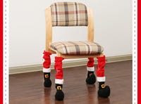 RESOYE - Coprigambe per sedie natalizie, 4 pezzi, colore rosso elfo piedi scarpe da tavolo di Natale coprono gambe divertenti calzini per vacanze feste decorazione casa regalo RESOYE - Coprigambe per sedie natalizie, 4 pezzi, colore rosso elfo piedi scarpe da tavolo di Natale coprono gambe divertenti calzini per vacanze feste decorazione casa regalo
