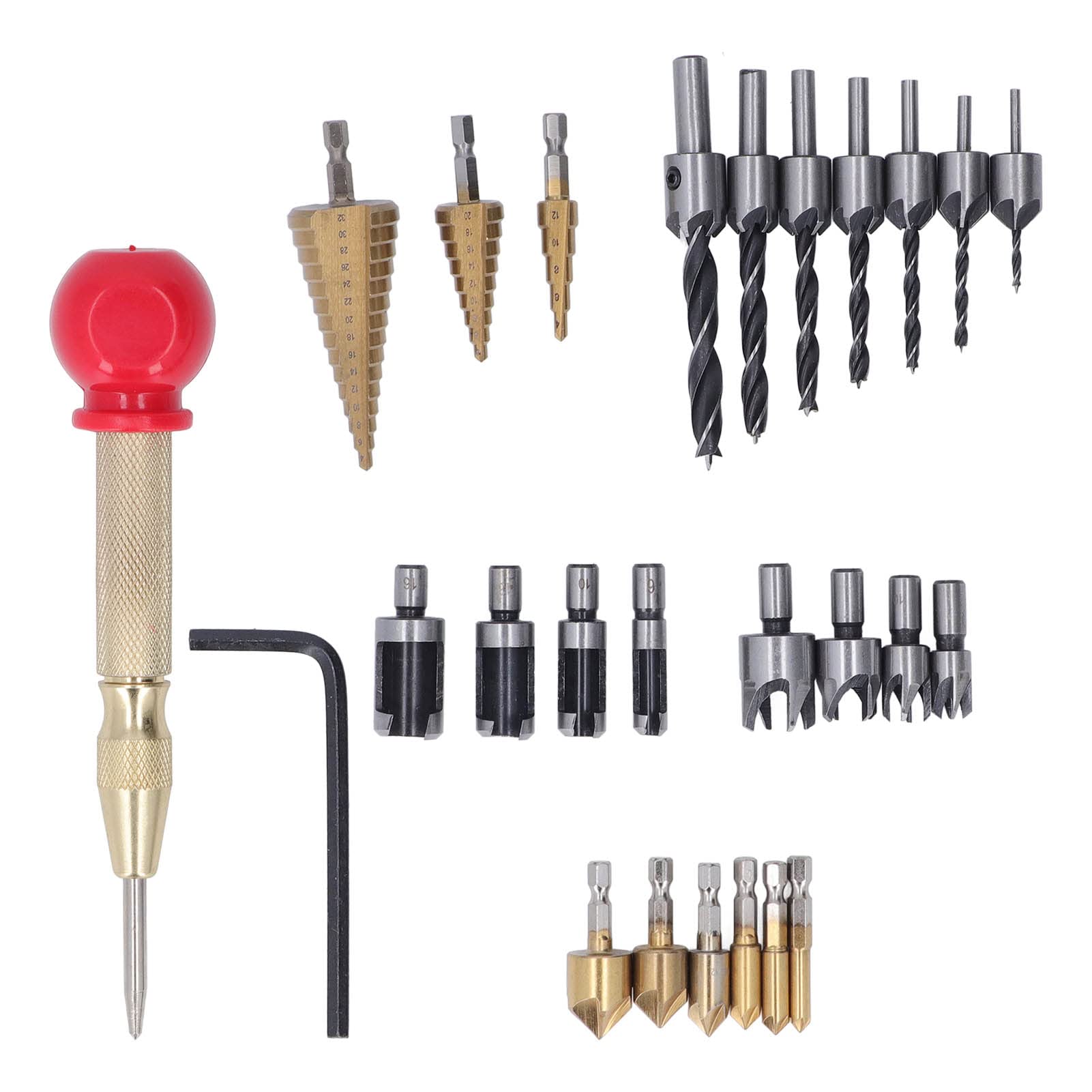 Alésoir à Chanfreiner Pour Trous De Chien - 20 Mm, Tige Hexagonale 0,35 Pouce, Pour Perceuses