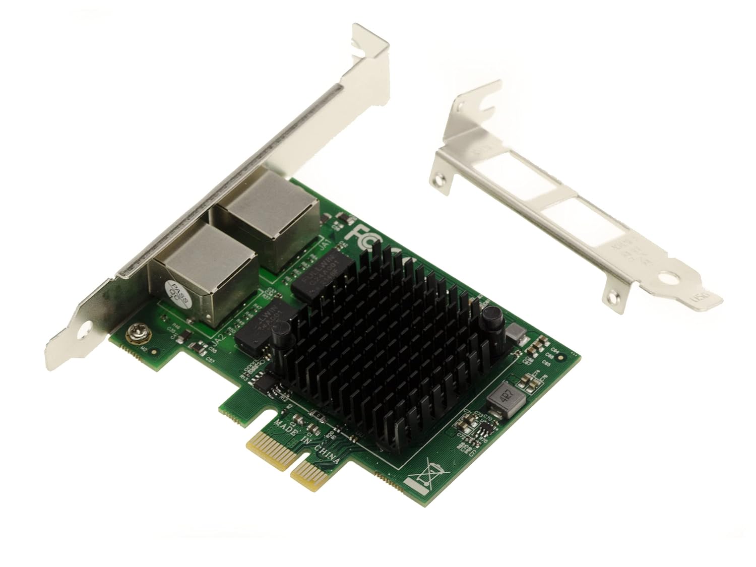 Carte contrôleur réseau PCIe 2 Ports RJ45 Dual LAN GIGABIT ethernet 10 ...