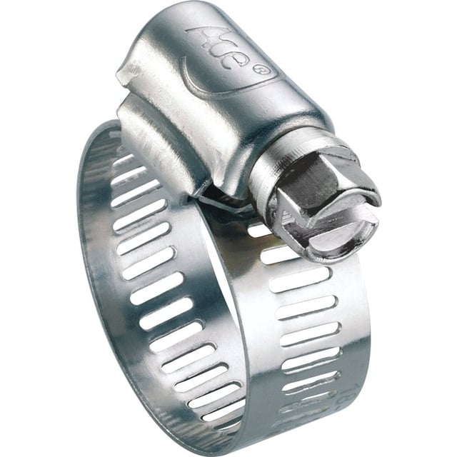 Collier à bande perforée W4 largeur bande 13 mm Ace - Diamètre 40 - 60 mm - Vendu par 10