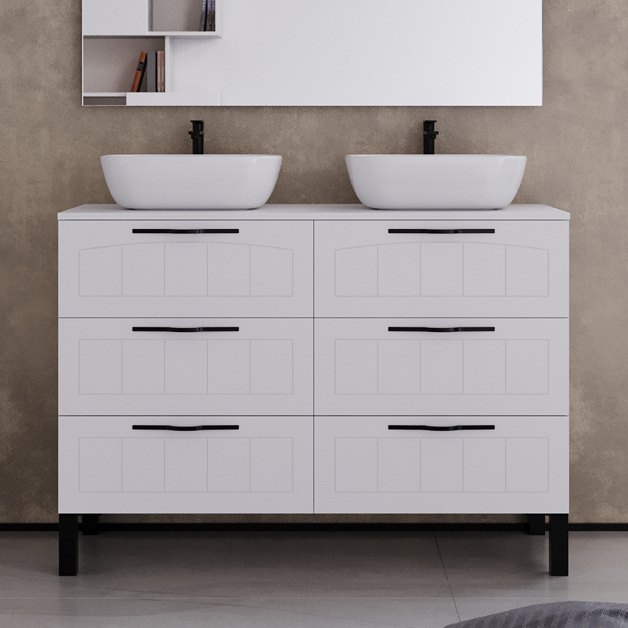 Vanité de salle de bain avec évier, ensemble de vanité de