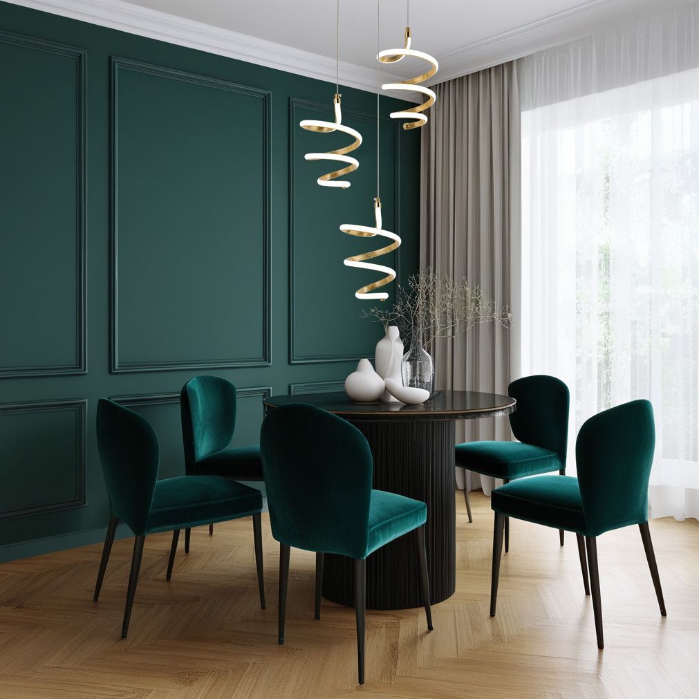 Lampa Sufitowa Wisząca Led Toolight G075-3Cpr Złoty - 5