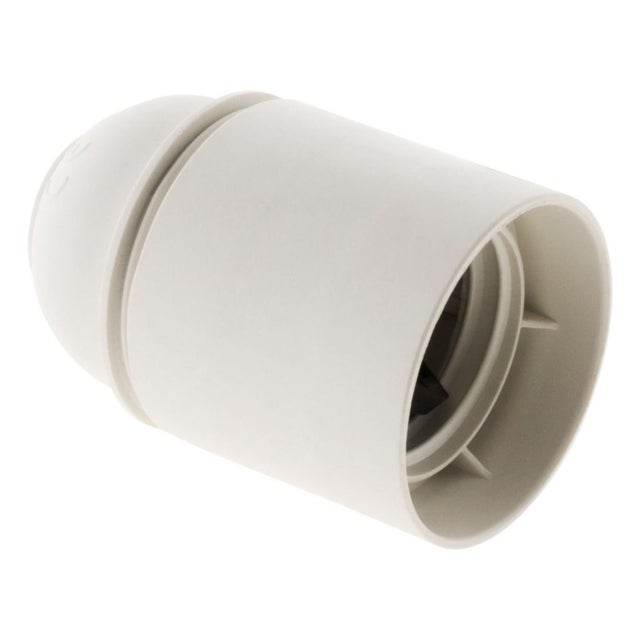 Douille lisse sans bague E27 - Blanc - Zenitech