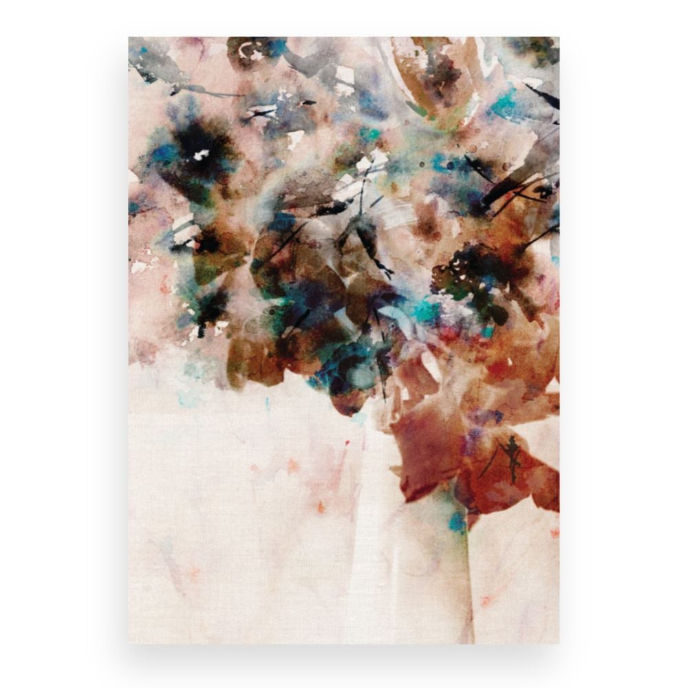 Toile Abstrait floral / 100x140cm / Fabriqué en France / DADA ART - 3