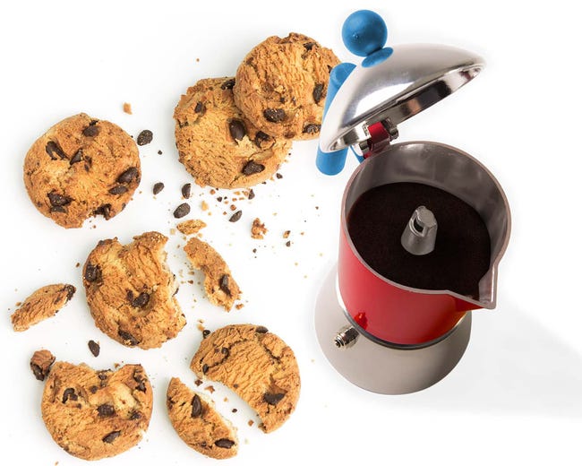 Caffettiera Moka Foodesign Cocca 3 Tazze | Per Gas E Induzione | Design Moderno - Foto 5