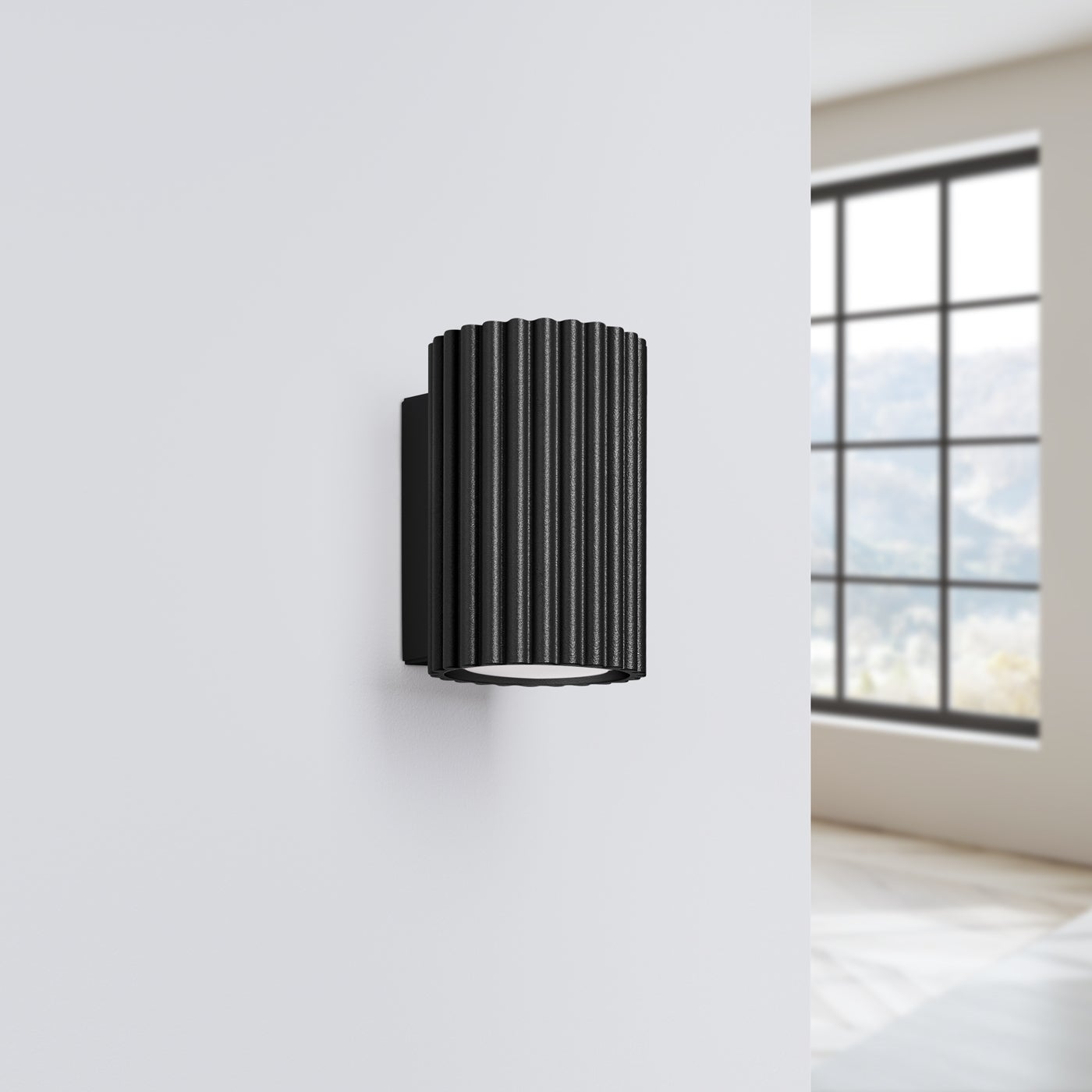 Kinkiet GLOOW 10 czarny LED 4000K - 6.5x8.5x10cm Sollux