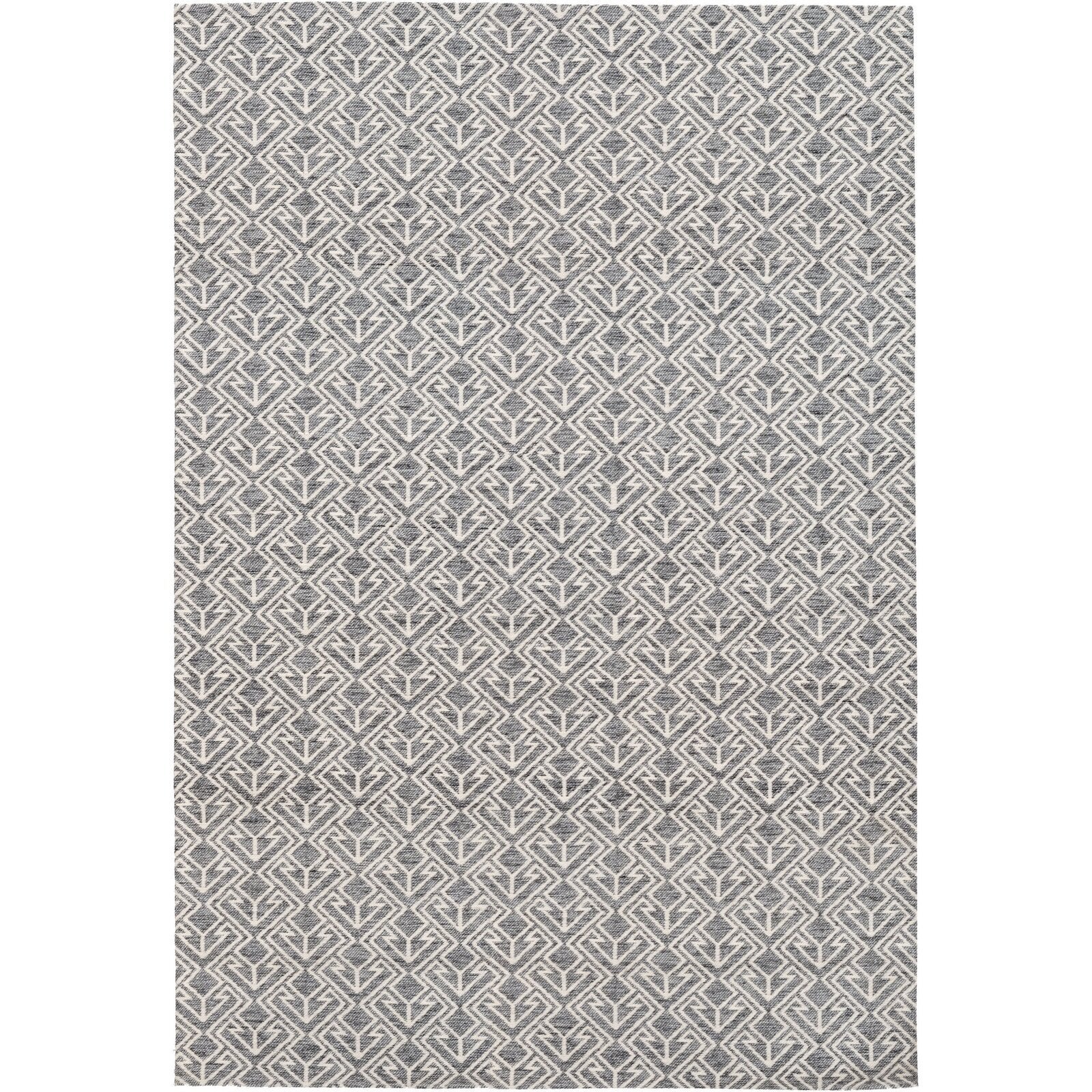 benuta Basic Vloerkleed woonkamer room Claire - Crème 240x340 cm - Rug minimalistisch geometrisch retro kleed - Carpet gemakkelijk schoon te maken - Rugs voor vloerverwarming geschikt - Fluffy tapijt