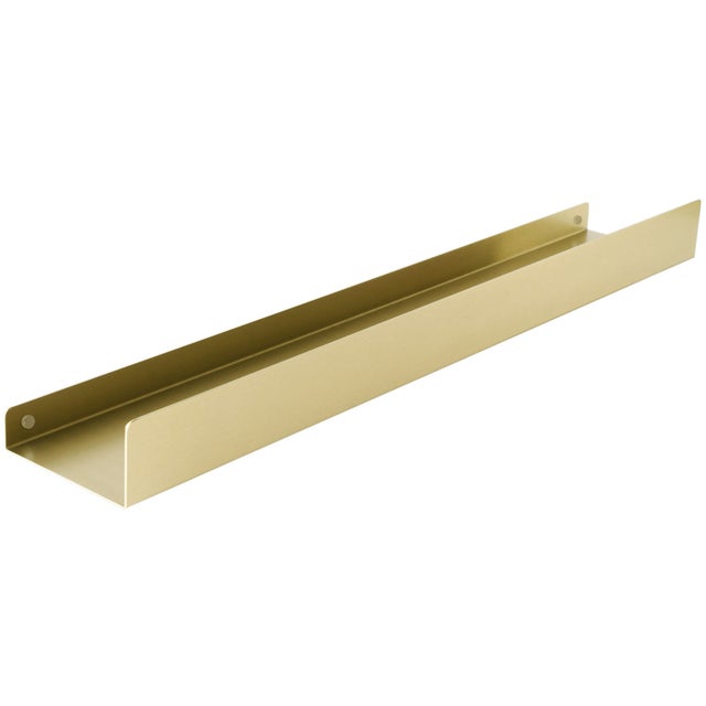 Etagère De Salle De Bain Rea Sf02-600-Bg Brushed Gold - 60x10x5cm