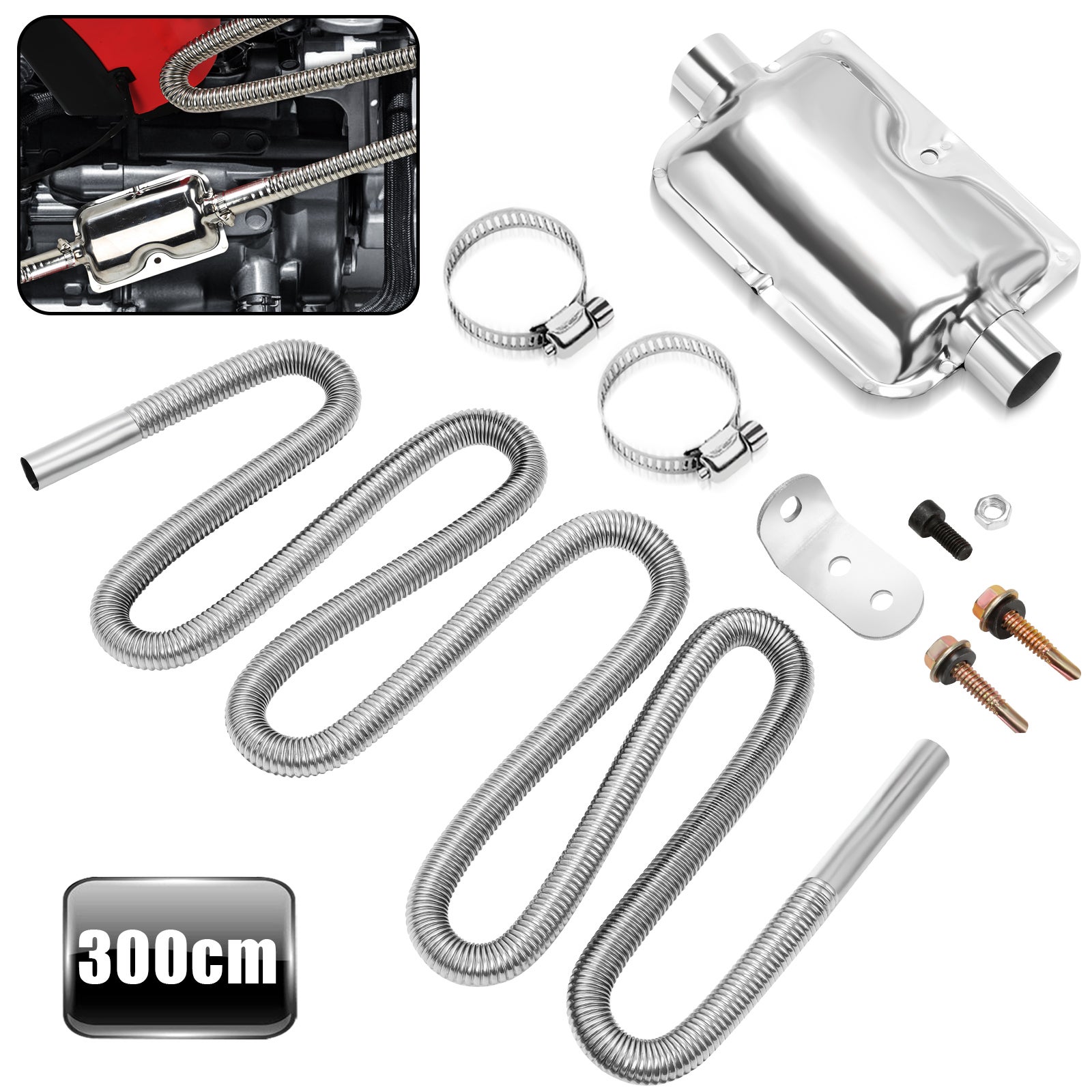 Collier De Fixation Pour Tuyau D'échappement 65,5mm - Neuf - Marque OBEJMA