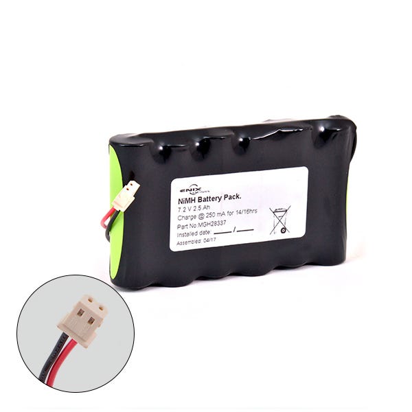 MB Security - Batterie NiMH 6x AA NX 6S1P ST1 7.2V 2.5Ah 5264 | Leroy ...
