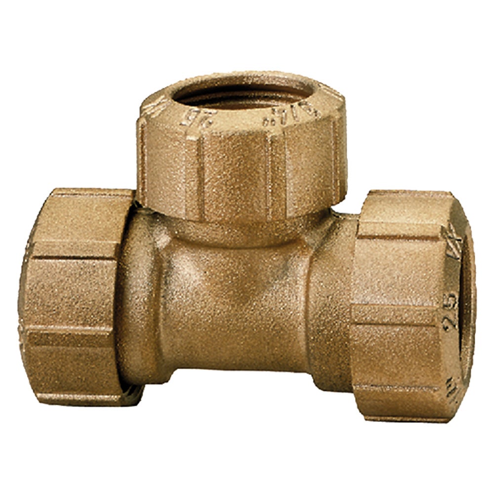 Raccordo a T maschio-femmina Ø ½