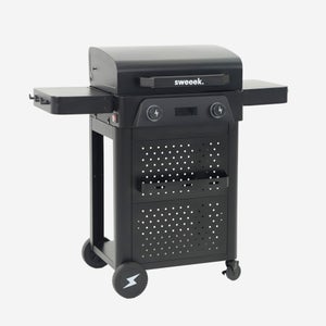 Griglia A Carbone Portatile Feasto Con Manici In Silicone - Area Cottura 800 Cm², Regolabile, Per Campeggio, Picnic E Giardino (Nero, 67x50 Cm) - 6