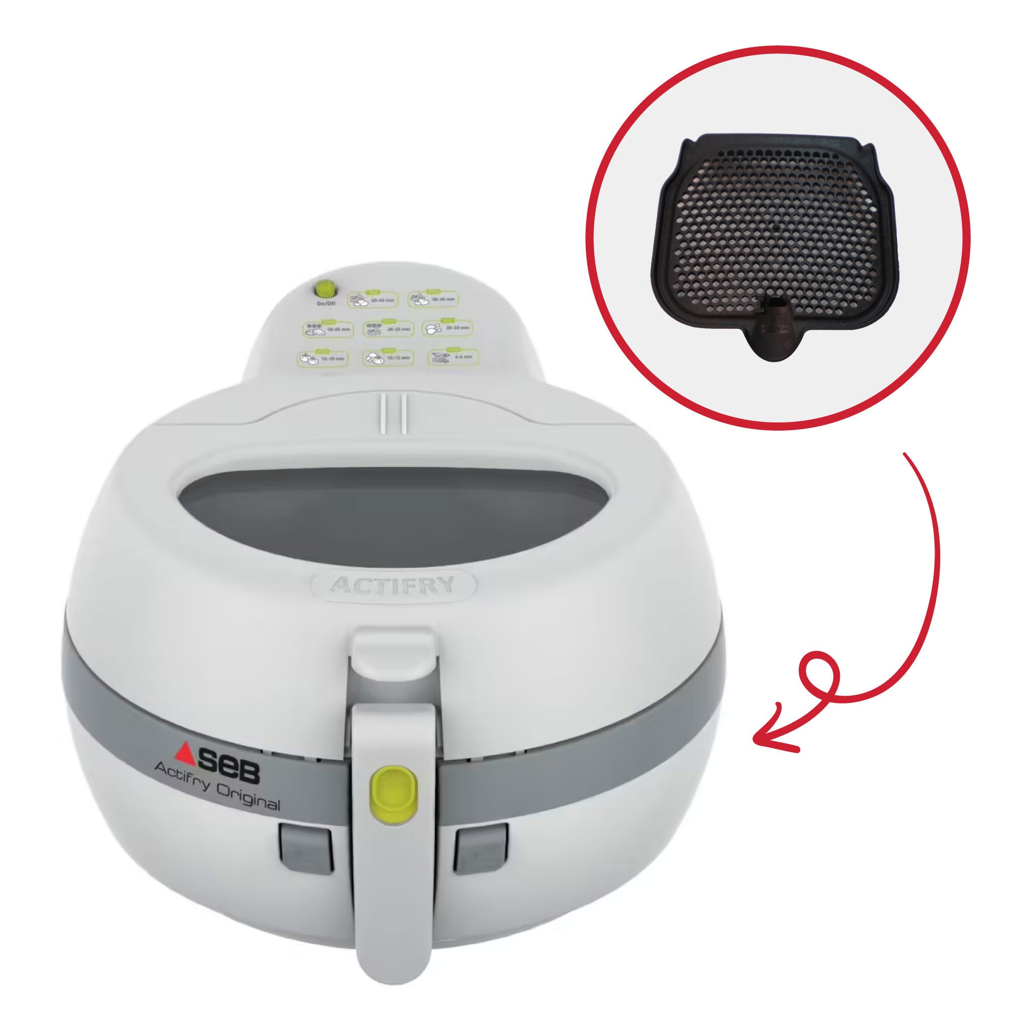 Filtre SS-991268, SS991268 SS-991268, SS991268 Friteuse, Airfryer SEB, TEFAL - 4