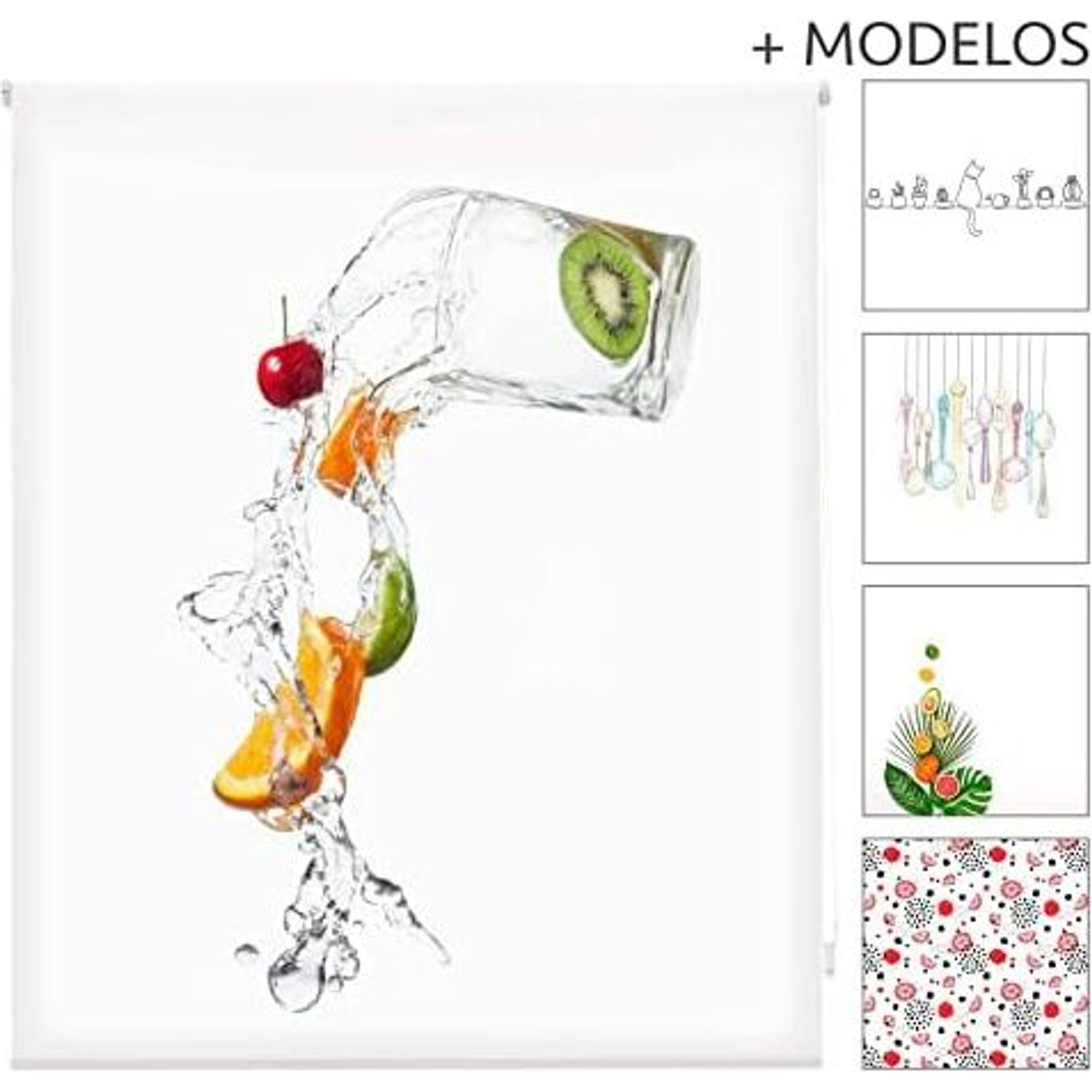 ECOMMERC3 | Tenda a rullo traslucida misura 90x180 - Tenda in tessuto misura 87x175 - 6
