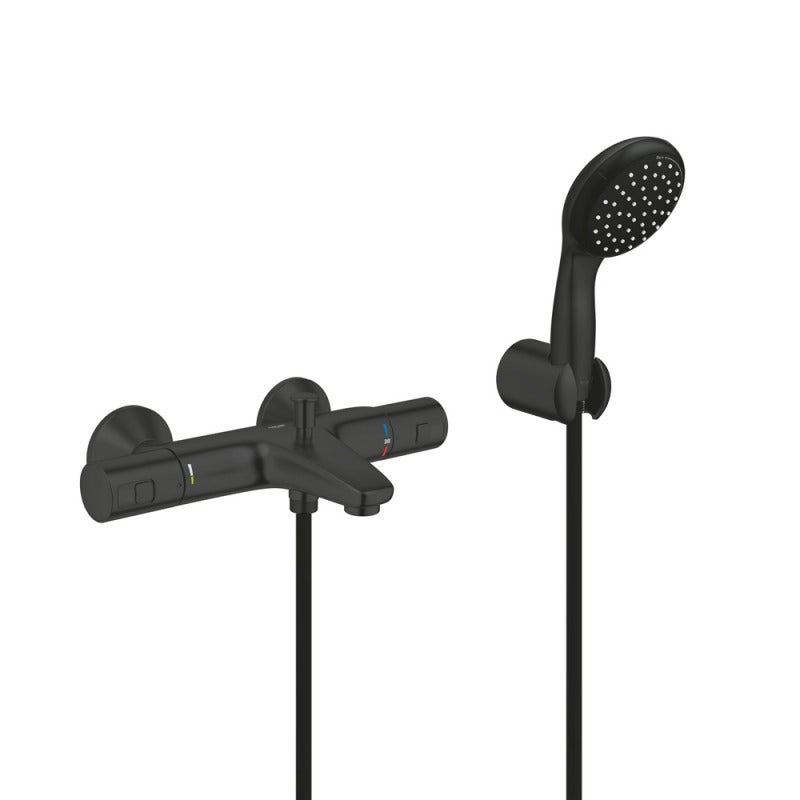 Fortis Ensemble Pour Baignoire Avec Mitigeur Thermostatique, Douchette