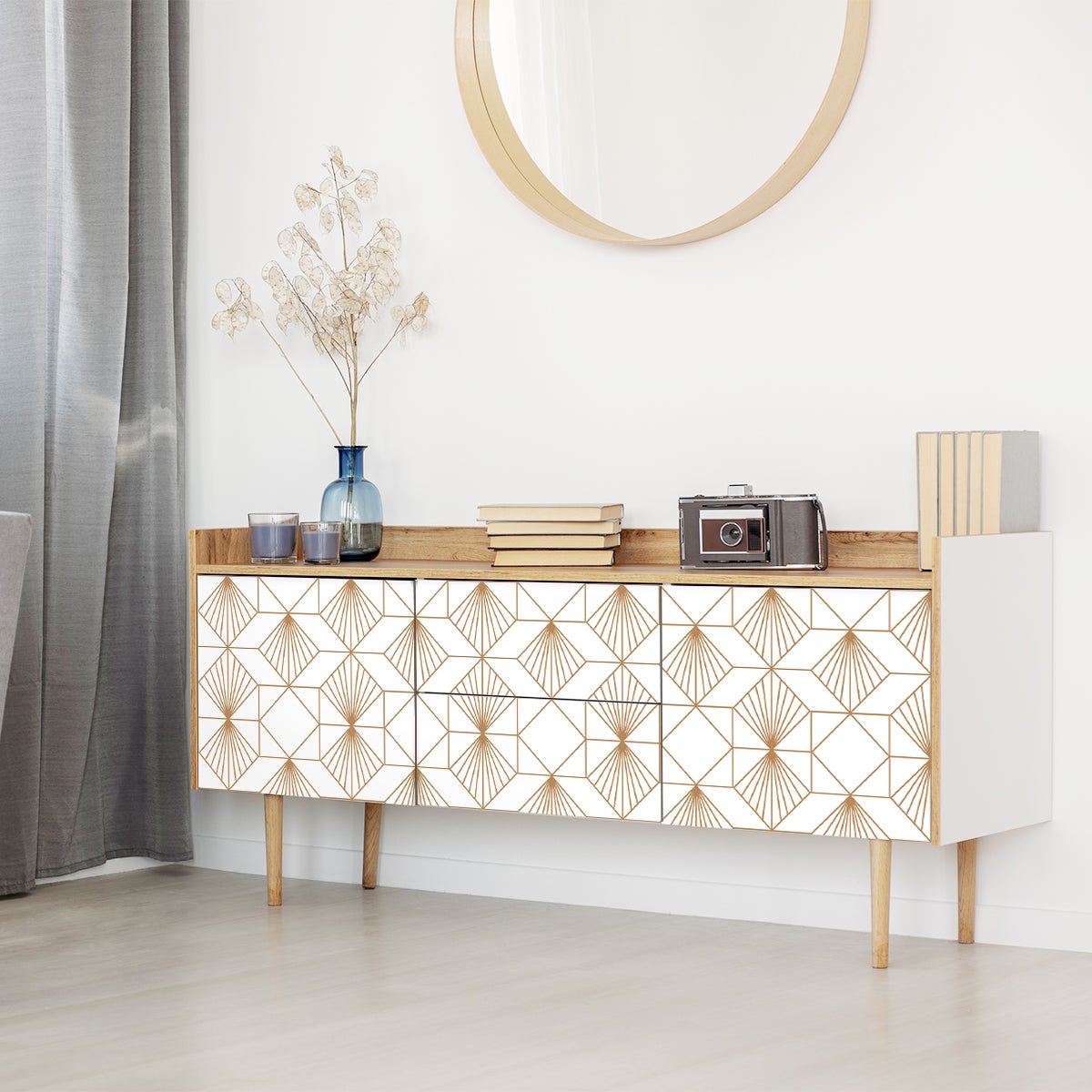 Sticker meuble scandinave aurorin 60 x 90 cm - 3