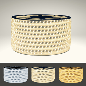 Striscia LED COB 2M, Nastro LED 220V 360 LEDs/m CRI≥85, Striscia COB Flessibile Super Luminosa Impermeabile IP65 Con Spina Interruttore Per - Foto 4