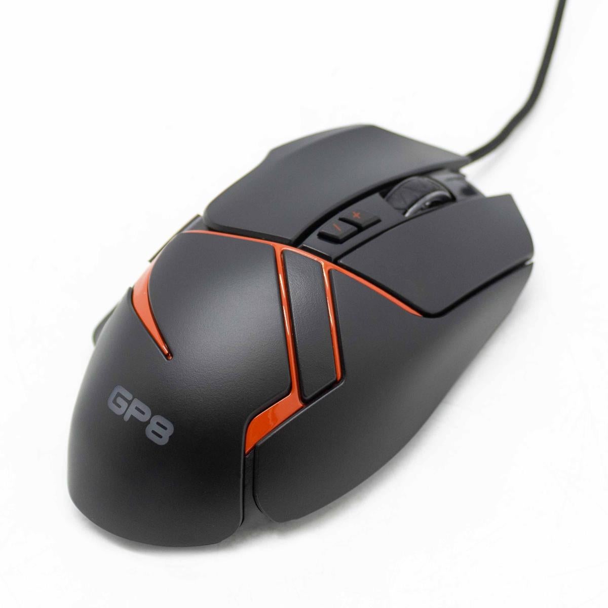 Gigastone Mouse Gaming Cablato 16000 DPI, RGB 15 Zone, 10 Pulsanti Programmabili, Memoria Integrata 4MB, Nero - 2