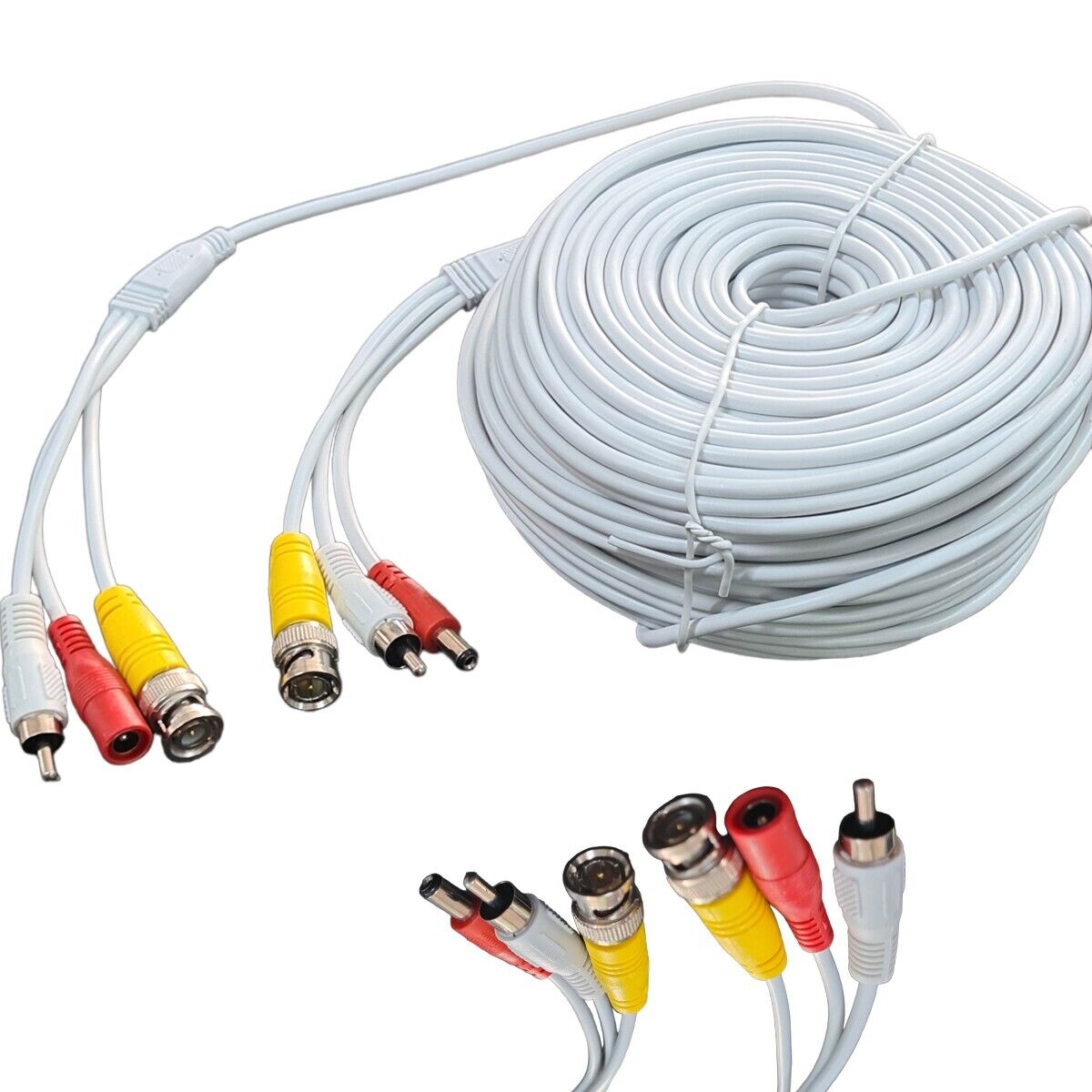 MaxTech - Cavo Coassiale Per Telecamera Audio Video Alimentazione Bnc 20mt Cv Tel004 86523169