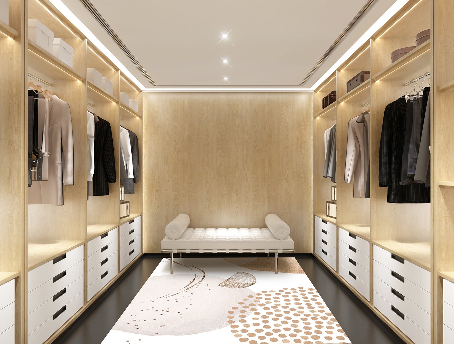 Tappeti in vinile, Nikita 70x100 cm - PVC stampato, lavabile, ignifugo, per salotto e cucina, stile moderno - 7