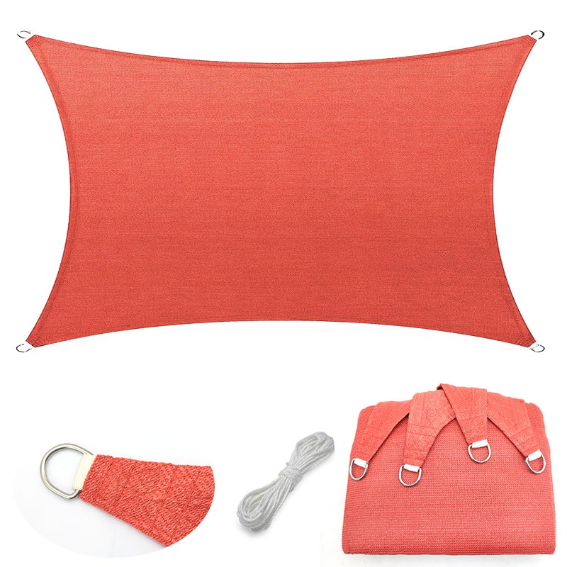 Żagiel przeciwsłoneczny Ochrona przed słońcem wiatrem Markiza tkaniny PEHD Zewnętrzny żagiel przeciwsłoneczny Markiza chroniąca przed promieniowaniem